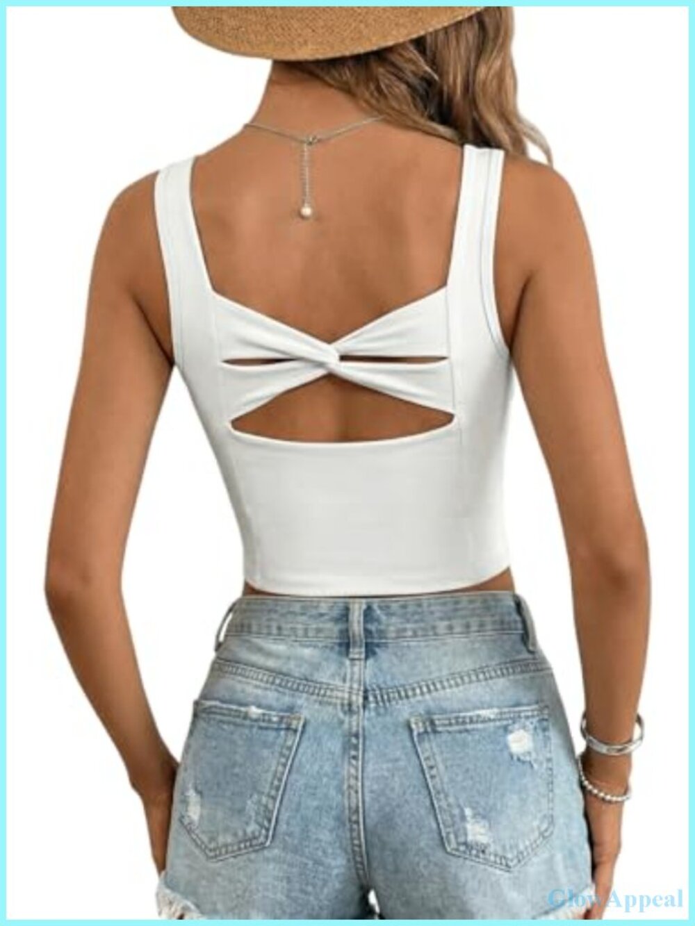 Ribbed Tank Top with Built in Bra Cross Back Fitted Sleeveless Athletic Shirt